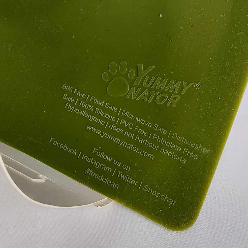 'YUMMY NATOR' 2-IN-1 FEED-CLEAN PET FEEDING BOWL & MAT